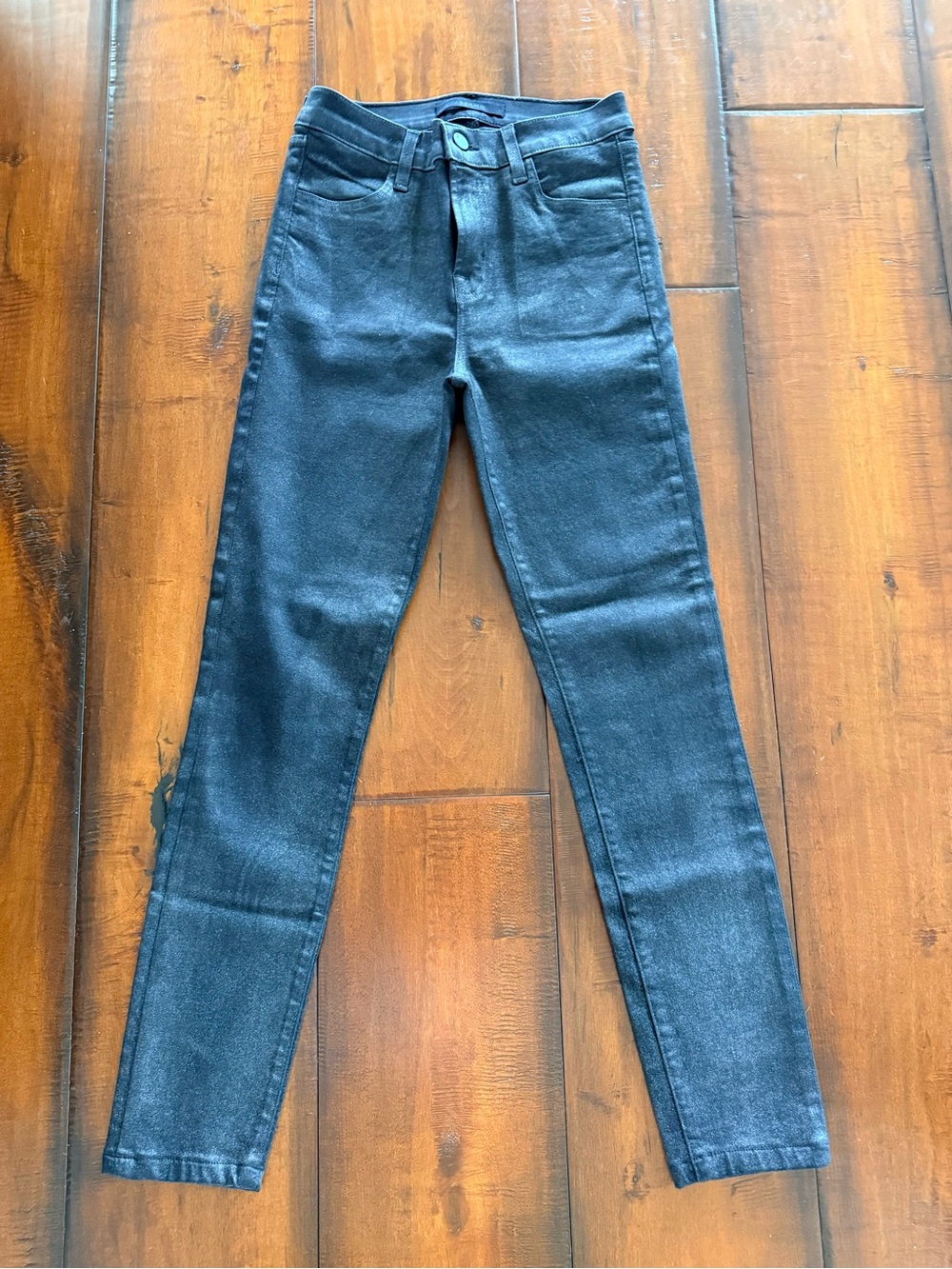 J Brand Classic Women's High-Rise Black & Silver Jeans